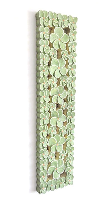 Home Decor: Wall Hanging.
Hand Carved Wooden panel with floral motifs.