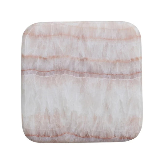 Honey Onyx Marble Square Cheese Board