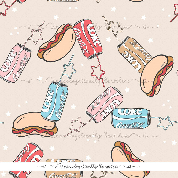 Hotdogs and Soda Nude