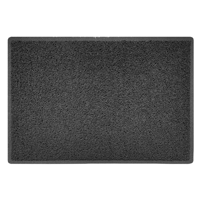 Indoor Spaghetti Doormat Plain  - Dark Grey