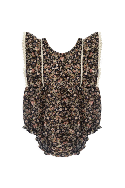 Jamie Kay - Organic Cotton Beatrice Playsuit in Luca Floral