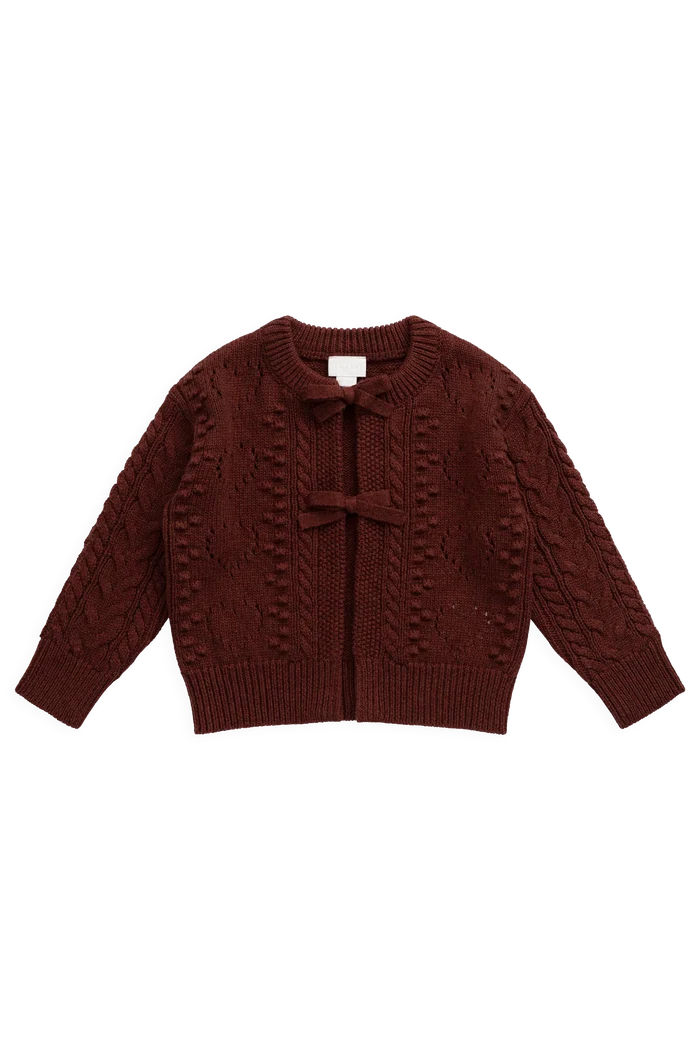 Jamie Kay – Josephine Knitted Cardigan in Veneer