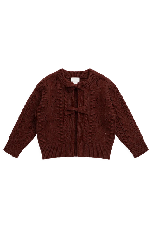 Jamie Kay – Josephine Knitted Cardigan in Veneer