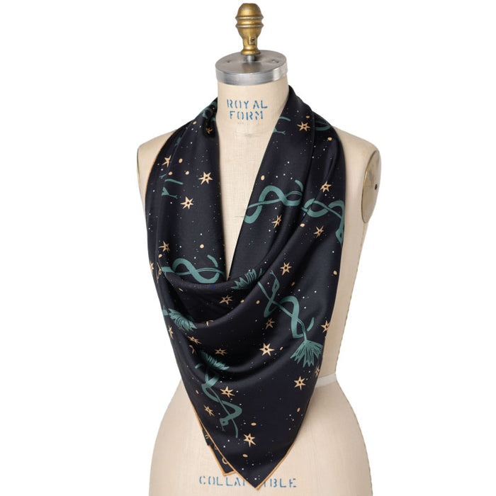 Jenni Earl Lasso the Stars Silk Square Scarf