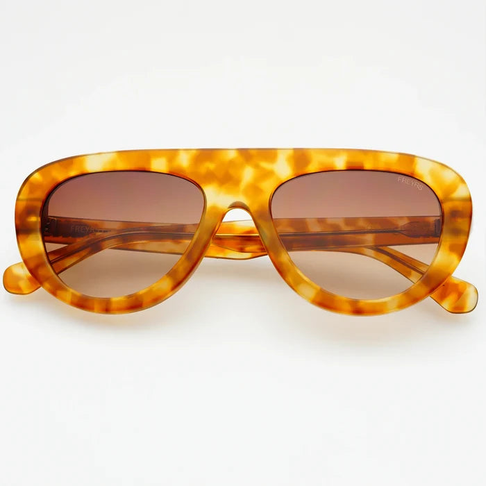 Jetsetter Aviator Sunglasses- Honey Tortoise