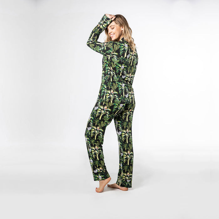 Jungle print bamboo pyjamas