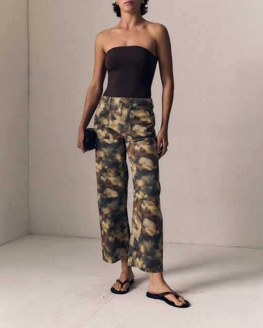 Le Jean - Utility Soft Barrel in Watercolor Camo
