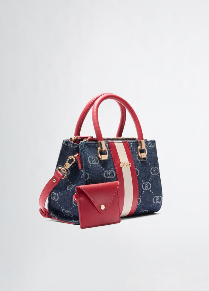 Liu Jo Borsa Satchel Blu Donna