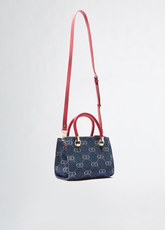 Liu Jo Borsa Satchel Blu Donna
