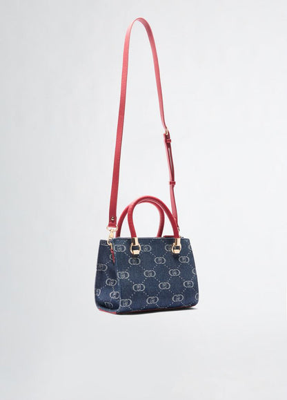 Liu Jo Borsa Satchel Blu Donna