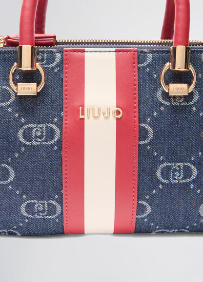 Liu Jo Borsa Satchel Blu Donna