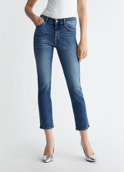 Liu Jo Denim Autentic Slim Alla Cavig Blu Donna