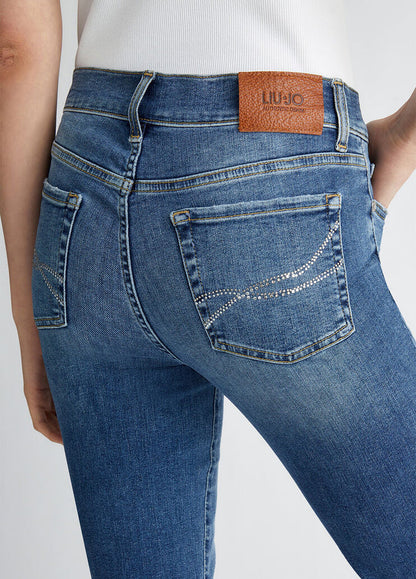 Liu Jo Denim Autentic Slim Alla Cavig Blu Donna
