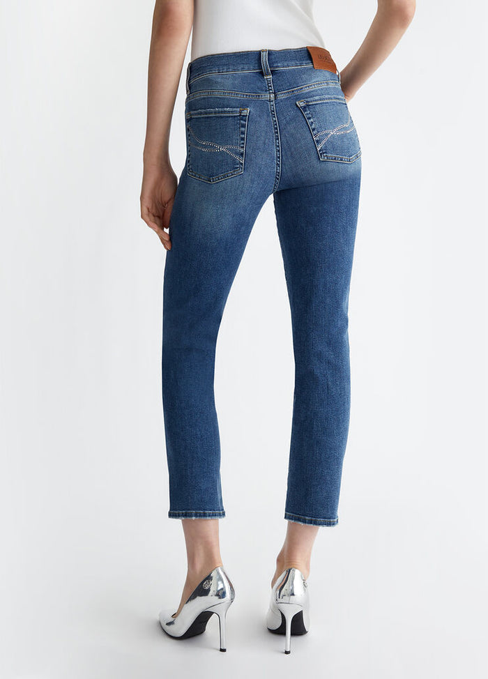 Liu Jo Denim Autentic Slim Alla Cavig Blu Donna