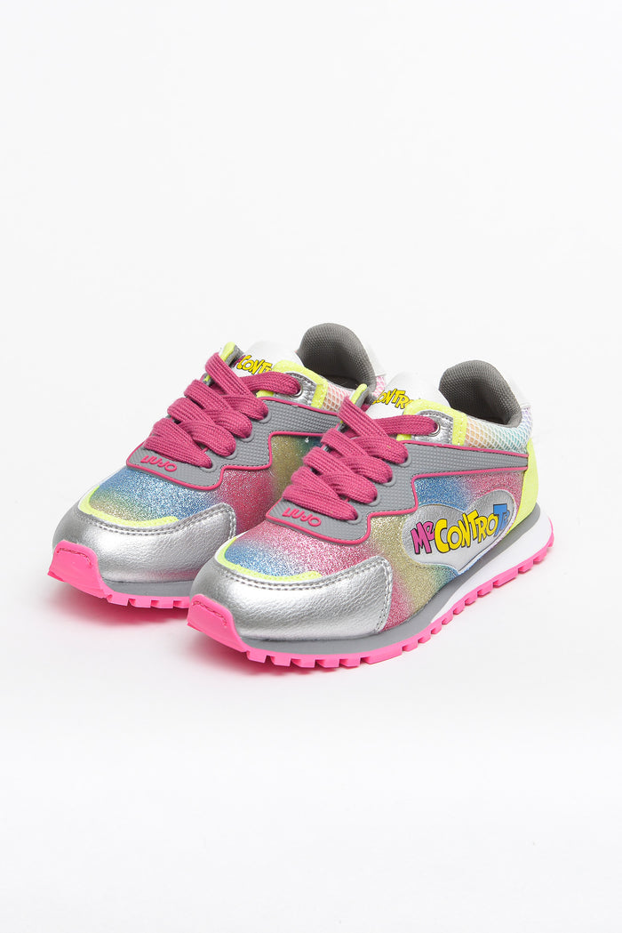 Liu Jo Shoes Sneaker Lacci Multic.+pochette Multicolore Bambina