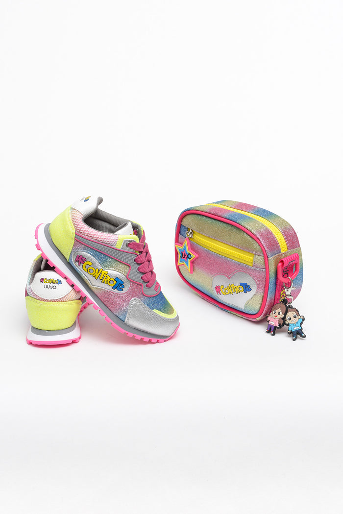 Liu Jo Shoes Sneaker Lacci Multic.+pochette Multicolore Bambina