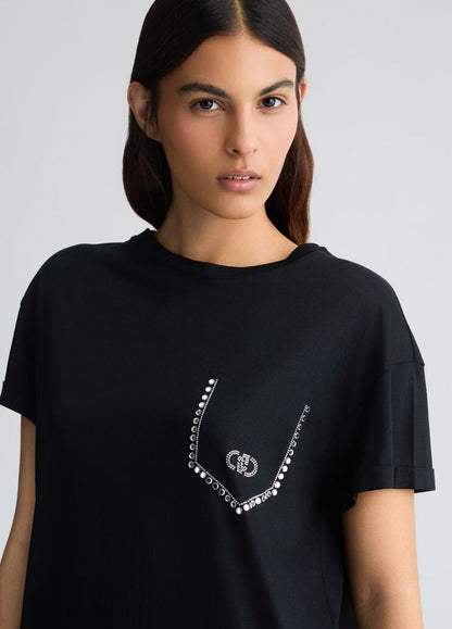 Liu Jo T-shirt Moda Manica Corta Donna
