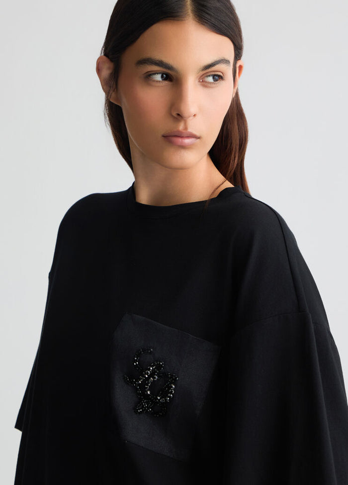 Liu Jo T-shirt Over Con Taschino Donna