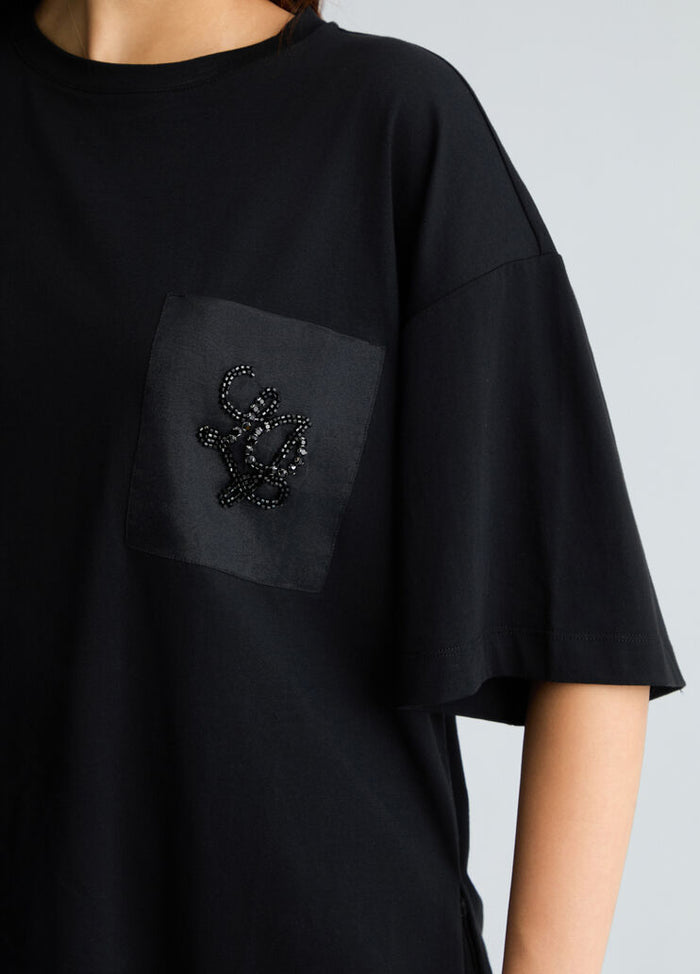Liu Jo T-shirt Over Con Taschino Donna