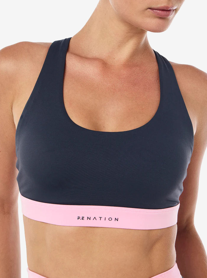 Lumify Sports Bra in Marine Blue