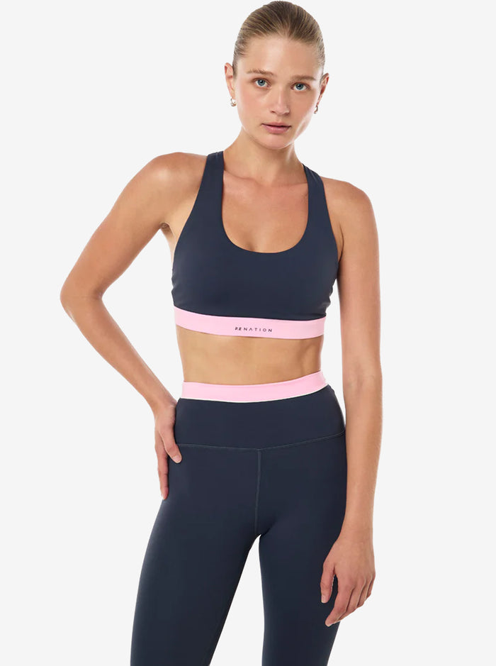 Lumify Sports Bra in Marine Blue