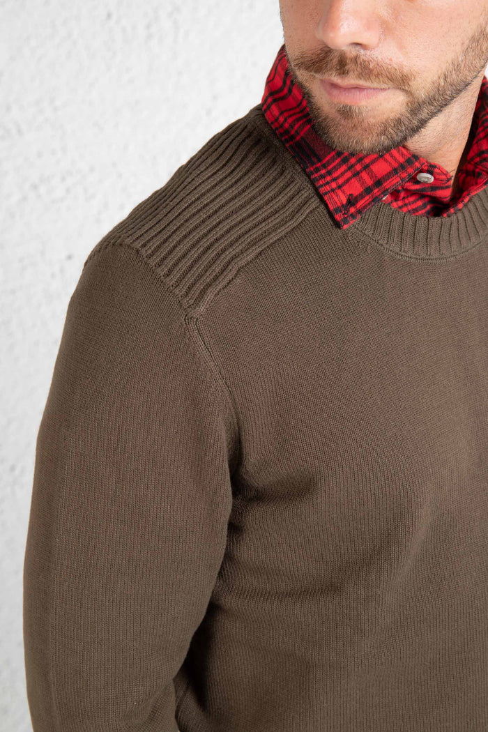 Lyle & Scott Pull Girocollo Verde Uomo
