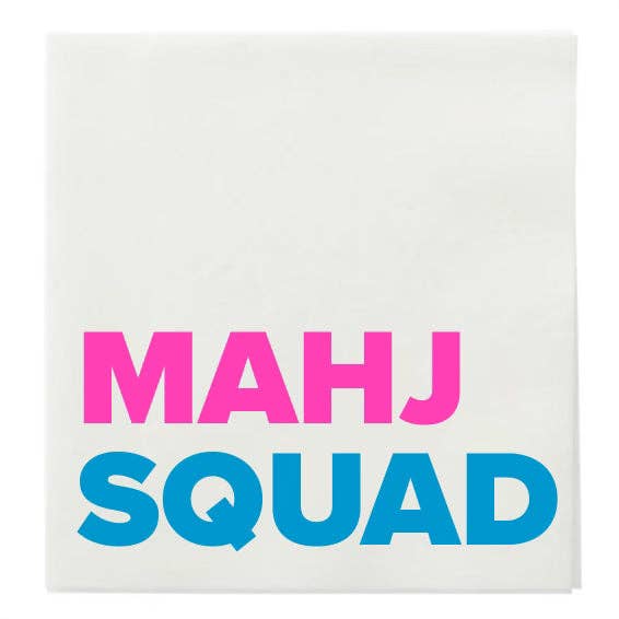 Mahj Squad Cocktail Napkin