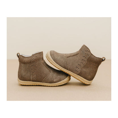 Marla Toddler Girl's Brown Leather Boot - L'Amour Shoes