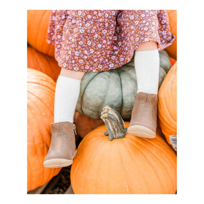 Marla Toddler Girl's Brown Leather Boot - L'Amour Shoes
