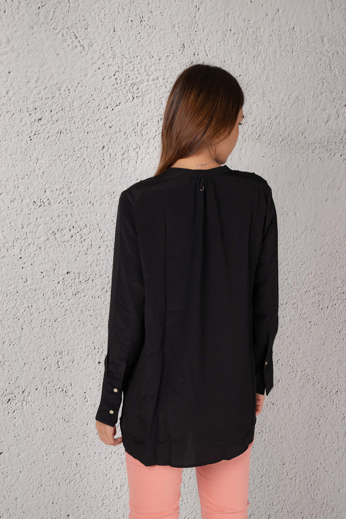 Mason's Camicia Con Fiocco Nero Donna
