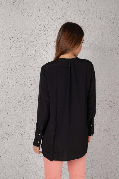 Mason's Camicia Con Fiocco Nero Donna