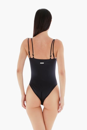 Matinee Clio Intero Reggiseno C/fibbia Nero Donna