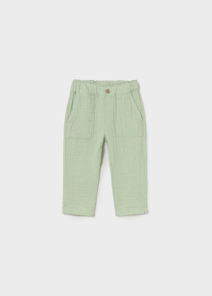 Mayoral – Cotton Pants in Matcha