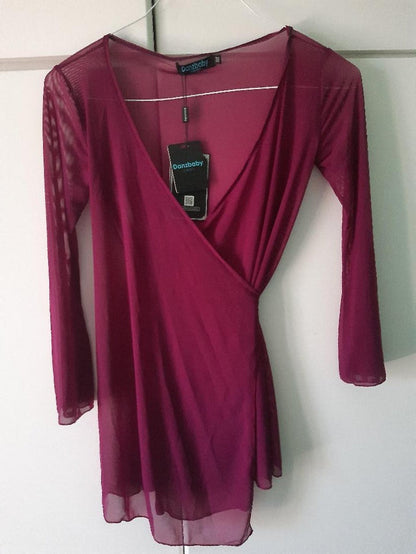 Mesh Cross-Over Tunic "Lise" - Dancewear by Patricia