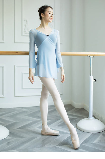 Mesh Cross-Over Tunic "Lise" - Dancewear by Patricia