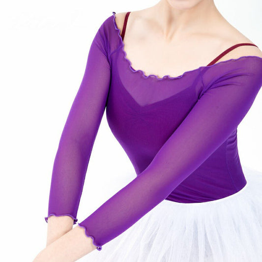 Mesh Long Sleeves Top "Kelly" - Dancewear by Patricia