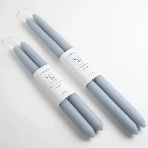 Mo&Co Home - Dipped Beeswax Candles in Bluebell