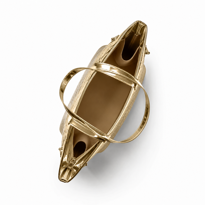 MONOGRAM TRAVEL SET - METALLIC GOLD