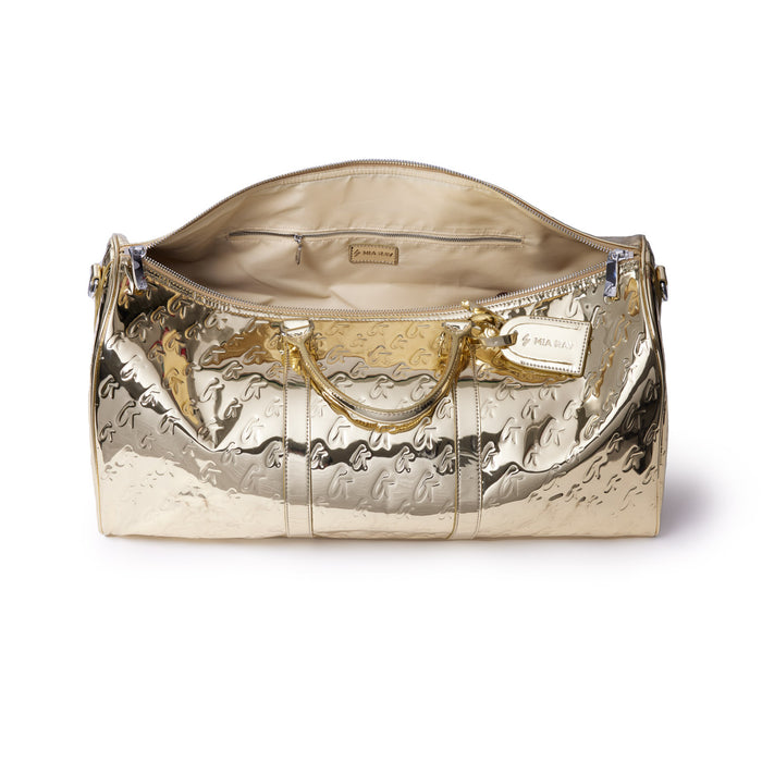 MONOGRAM TRAVEL SET - METALLIC GOLD