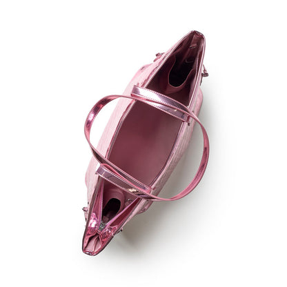 MONOGRAM TRAVEL SET - METALLIC PINK