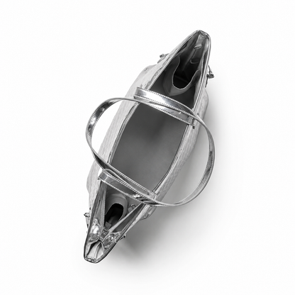 MONOGRAM TRAVEL SET - METALLIC SILVER