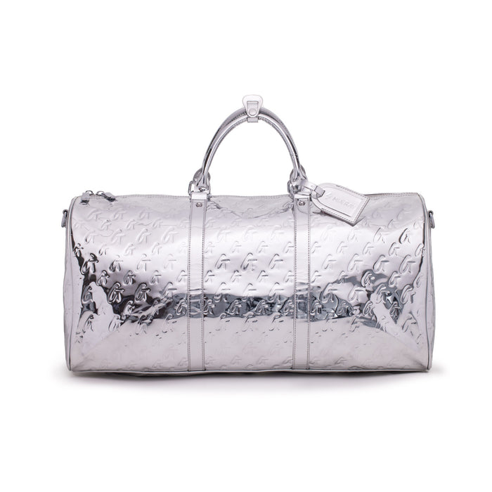 MONOGRAM TRAVEL SET - METALLIC SILVER