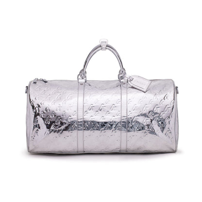 MONOGRAM TRAVEL SET - METALLIC SILVER