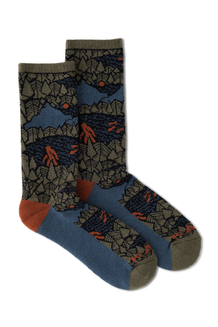 Moonwalk Socks- Sasquatch Night