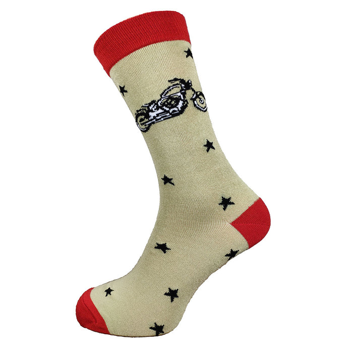 Motorbike Bamboo crew socks