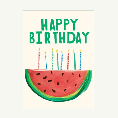 Mr.Boddington's Studio - Watermelon Happy Birthday Card