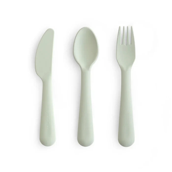 Mushie - Dinnerware Cutlery Set in Sage