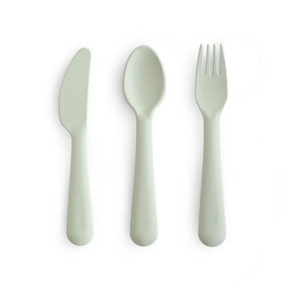 Mushie - Dinnerware Cutlery Set in Sage