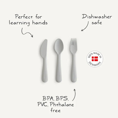 Mushie - Dinnerware Cutlery Set in Sage