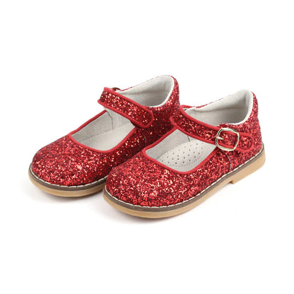 Natasha Red Glitter Mary Jane for Girls